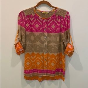 Trina Turk Size Small Silk blouse
